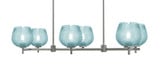 Franklin 6 Light Island 7.5 Inch Tall and 37.75 Inch Length by Toltec - 1226-75-3775