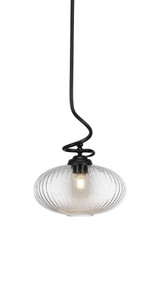 Capri 1 Light Medium Stem Pendant 17 Inch Tall by Toltec - 900-1217