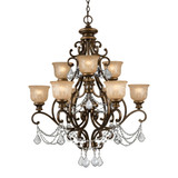 Norwalk 9 Light Large Chandelier by Crystorama - 7509