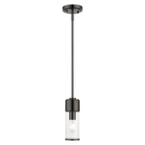 Quincy 1 Light Mini Pendant by Livex - 17140