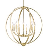Colson 9 Light Large Chandelier by Golden - 3167-9