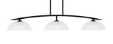 Kurve 3 Light Island Pendant 52.75 Inch Length by Toltec - 3733-540