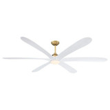 Flarecrest Fields 6 Blade Ceiling Fan with Light Kit 72 Inch Wide by BSH - 2615-BEL-1376081