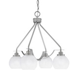 Odyssey 3 Light Small Chandelier by Toltec 2604-MB-4100 - 2604-MB-4100