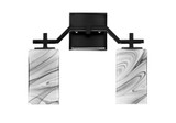 Corbin 2 Light Bath Bar 11 x 13.5 Inches by Toltec 2312-NAB-549 - 2312-GP-541