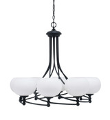 Capri 8 Light Large Chandelier by Toltec 908-MB-202 - 908-MB-202