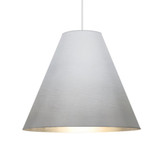 Dylan 30W 1 LED Large Stem Pendant by Besa - 1TT-DYLAN-LED