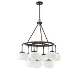 9 Light Large Chandelier by Meridian - M10098