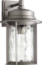 Charter 1 Light Outdoor Wall Lantern 15.5 Inch Tall by Quorum - 7246-9