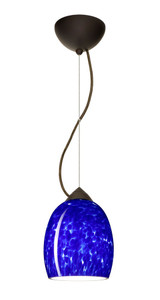 Lucia 1 Light Small Cord Pendant by Besa - 1KX-LUCIA