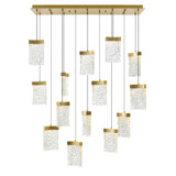 Lava LED Light Oversized Chandelier by CWI 1587P48-14 - 1587P48-14