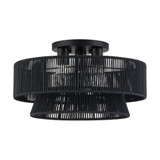Florell 3 Light Large Semi Flush Mount 10 Inch Tall X 18 Inch Wide by Livex - 49147