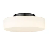 Toli 16W 1 LED 12 Inch Wide Flush Mount by Golden - 3136-FM