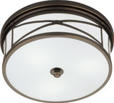 Chase 3 Light 15 Inch Wide Flush Mount by Robert Abbey - 1985