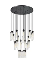 Beau 27 Light Chandelier 12.75 Inches Tall and 36 Inches Wide by Z-Lite - 740P-27R
