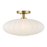 1 Light 18 Inch Wide Semi Flush Mount by BSH - 2583-BEL-1345043