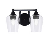 Paramount 2 Light Vanity Light 13.5 Inch Length by Toltec - 3422-825-21