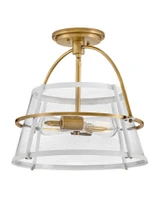 Tournon 28W 2 LED 10.25 Inch Wide Modern Semi Flush Mount by Hinkley - 38111HB_p