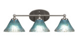 Capri 3 Light Vanity Light 24.25 Inch Length by Toltec - 5913-7752425