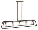 Fulton 5 Light Oversized Linear Chandelier by Hinkley - 3335