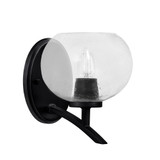 Kurve 1 Light Metal Wall Sconce 7.75 Inch Tall by Toltec - 3721-20