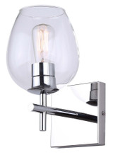 Cain 1 Light Vanity Light by Canarm - IVL1019A01BK