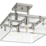 Glayse 4 Light 16.75 Inch Wide Semi Flush Mount by Progress - P350090