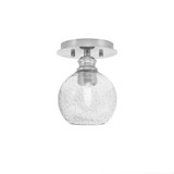 Edge 1 Light 6 Inch Wide Semi Flush Mount by Toltec - 1160-6-7.5