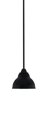 Paramount 1 Light Stem Hung Small Pendant 7 Inch Wide by Toltec - 3401-MB-427