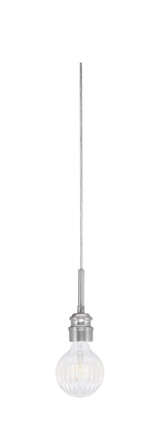 Edge 1 Light Steel Mini Pendant 10.75 Inch Tall by Toltec - 1152-4-1075-