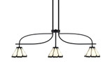 Cavella 3 Light Small Island Pendant 12 Inch Tall by Toltec - 3936-MB-9125