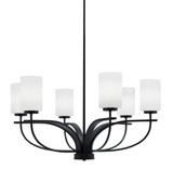 Cavella 6 Light Large Chandelier by Toltec 3906-MB-300 - 3906-MB-300