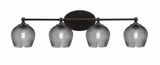 Capri 4 Light Bath Bar 9 Inch Tall and 31.5 Inch Length by Toltec - 5914-46-0