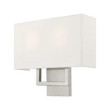 Pierson 2 Light Wall Sconce 13 Inch Wide by Livex - 50990P