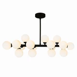 Arya 16 LED Light Oversized Chandelier by CWI - 1020P36-16