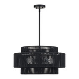 Acordia 5 Light Pendant 17.5 Inch Tall and 22 Inch Wide by Livex - 49124