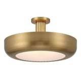 Macey 60W 1 LED Semi Flush Mount 13 Inch Tall X 22.25 Inch Wide by Eurofase - 50390