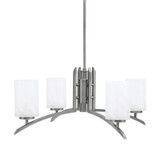 Kurve 4 Light Medium Chandelier by Toltec 3704-GP-30 - 3704-GP-30