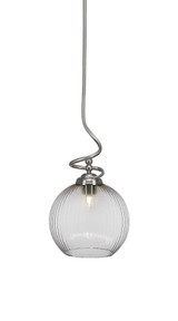 Capri 1 Light Medium Stem Pendant 22.75 Inch Tall by Toltec - 900-13752275