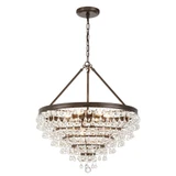 Calypso 8 Light Medium Round Chandelier by Crystorama - 137