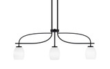 Cavella 3 Light Island 13.75 x 5 Inch by Toltec 3936-MB-426-CH - 3936-MB-426-CH
