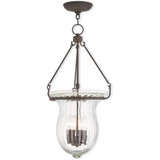 Andover 4 Light 14 Inch Wide Semi Flush Mount by Livex - 50945