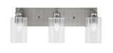 Edge 3 Light Vanity Light 8.5 Inch Tall by Toltec - 1163-ES-4061