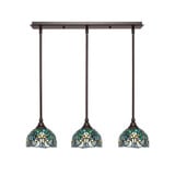 Any 3 Light Linear Pendant 27 Inch Length by Toltec - 25-7-625-27