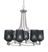 Capri 8 Light Medium Chandelier by Toltec 908-BN-4250 - 908-BN-4250