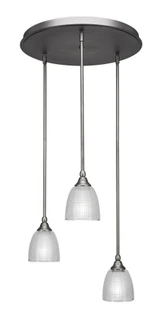 Empire 3 Light Large Pendant 18 Inch Wide by Toltec - 2183-18-1075-