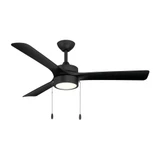 Axion I 3 Blade Ceiling Fan with Light Kit 52 Inch Wide by Progress - 94250122