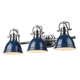 Duncan 3 Light Vanity Light 24.5 Inch Wide by Golden - 3602-BA3