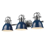 Duncan 3 Light Vanity Light 24.5 Inch Wide by Golden - 3602-BA3