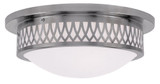 Westfield 3 Light 15 Inch Wide Flush Mount by Livex - 7353